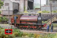 903001 Rapido 16in Hunslet Steam Locomotive - "Alex" - Oxfordshire Ironstone Lined Red